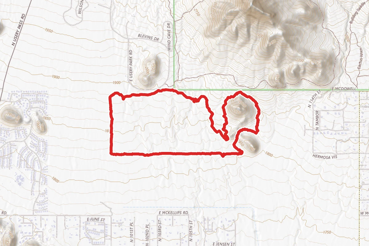 Blevins Trail and Cat Peaks Pass