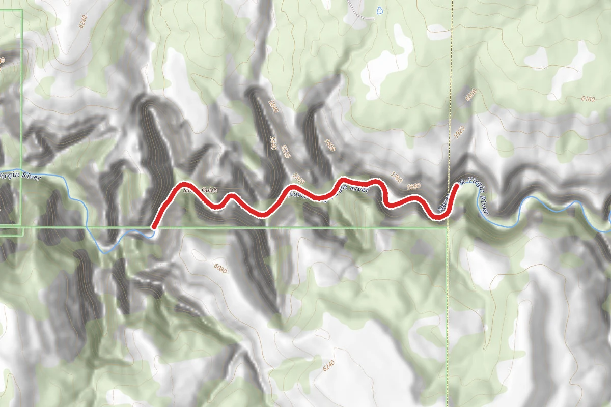 The Narrows Top Down