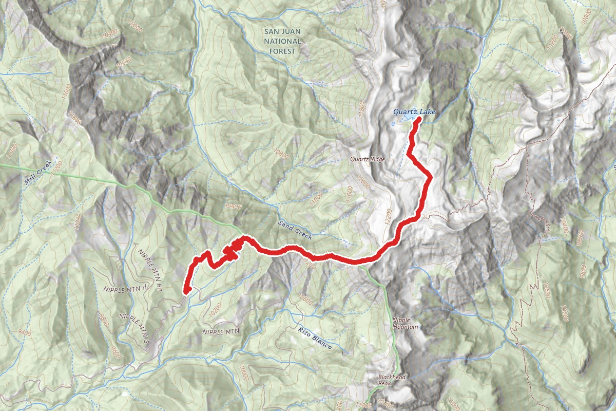 Quartz Lake Trail
