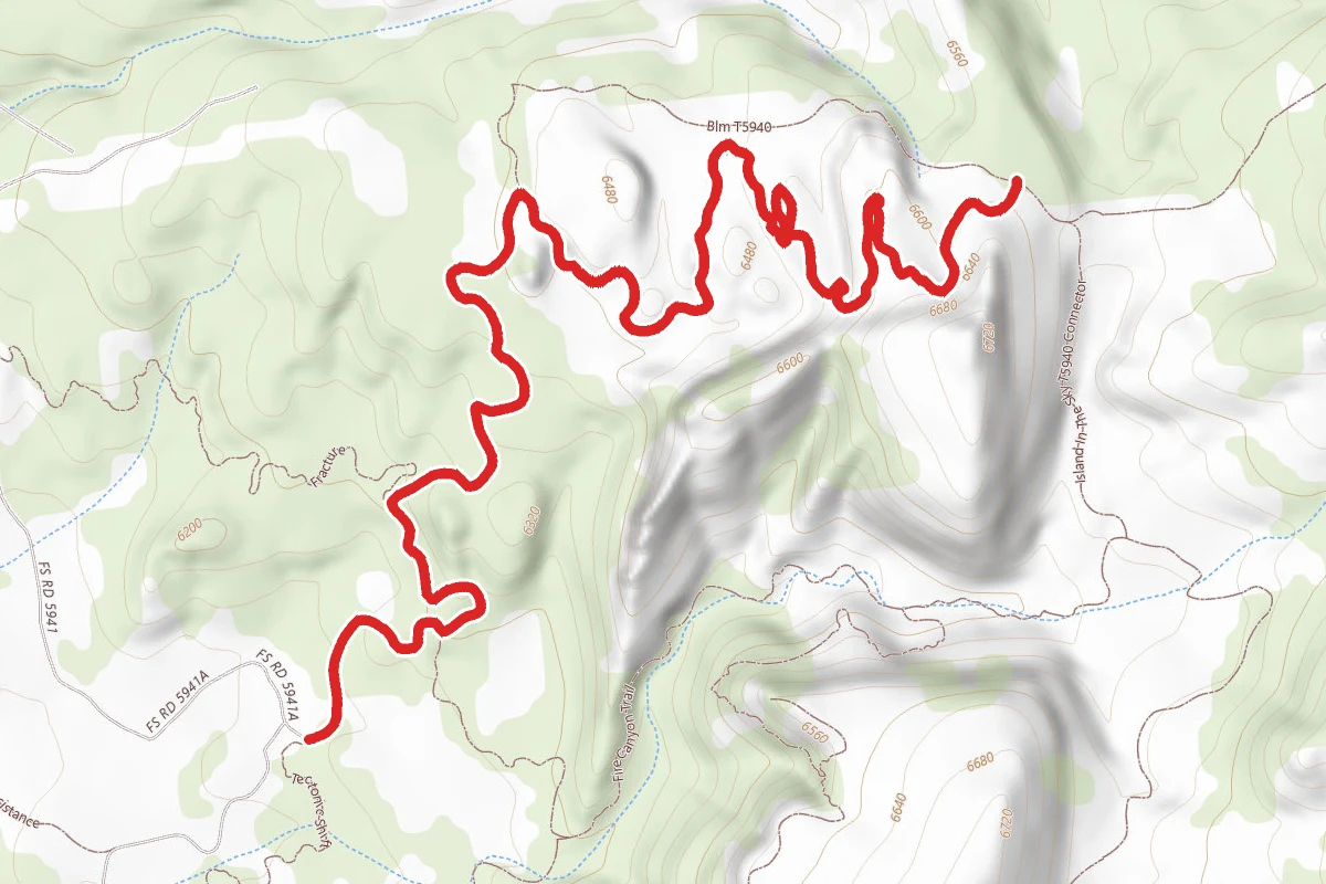 Oil Well Flats Trail