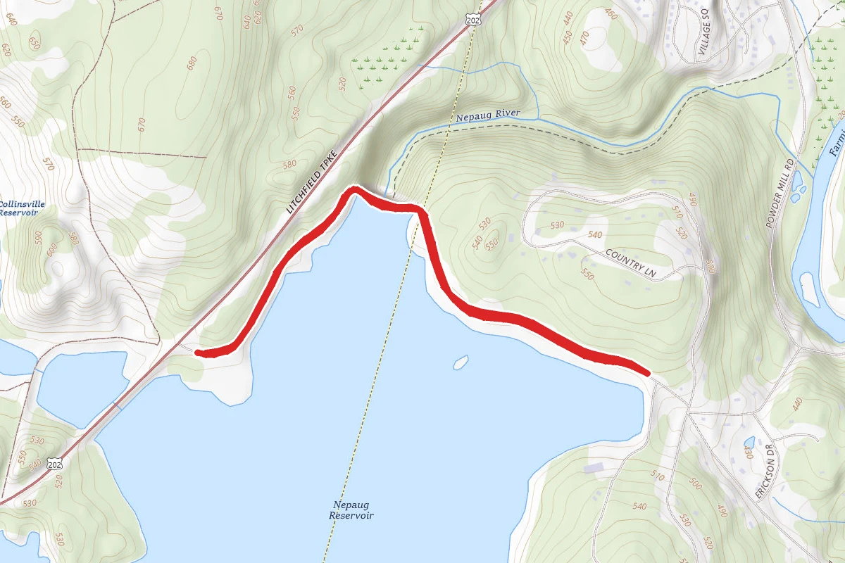 Nepaug Reservoir Trail