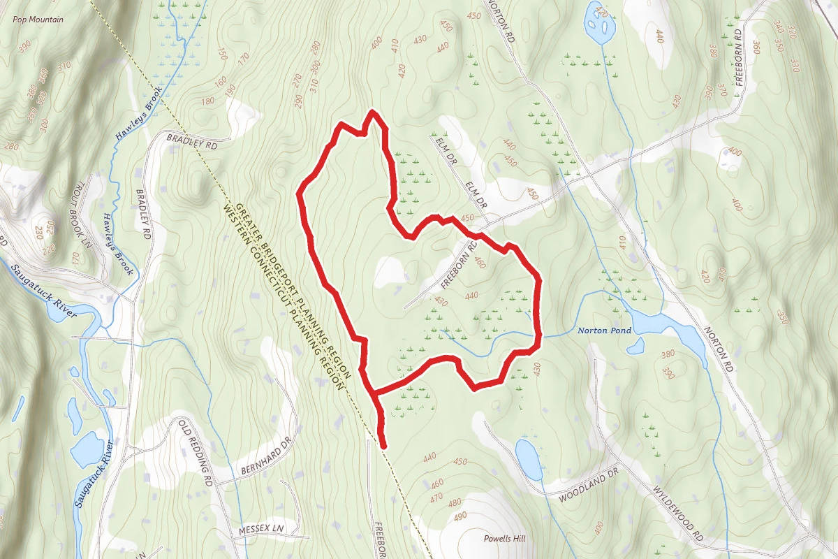 Blue and White Loop Trail
