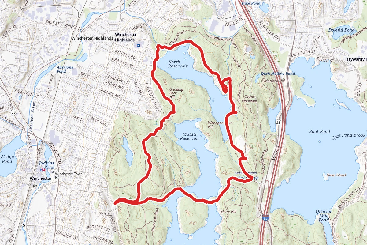 Middle and North Reservoir Loop