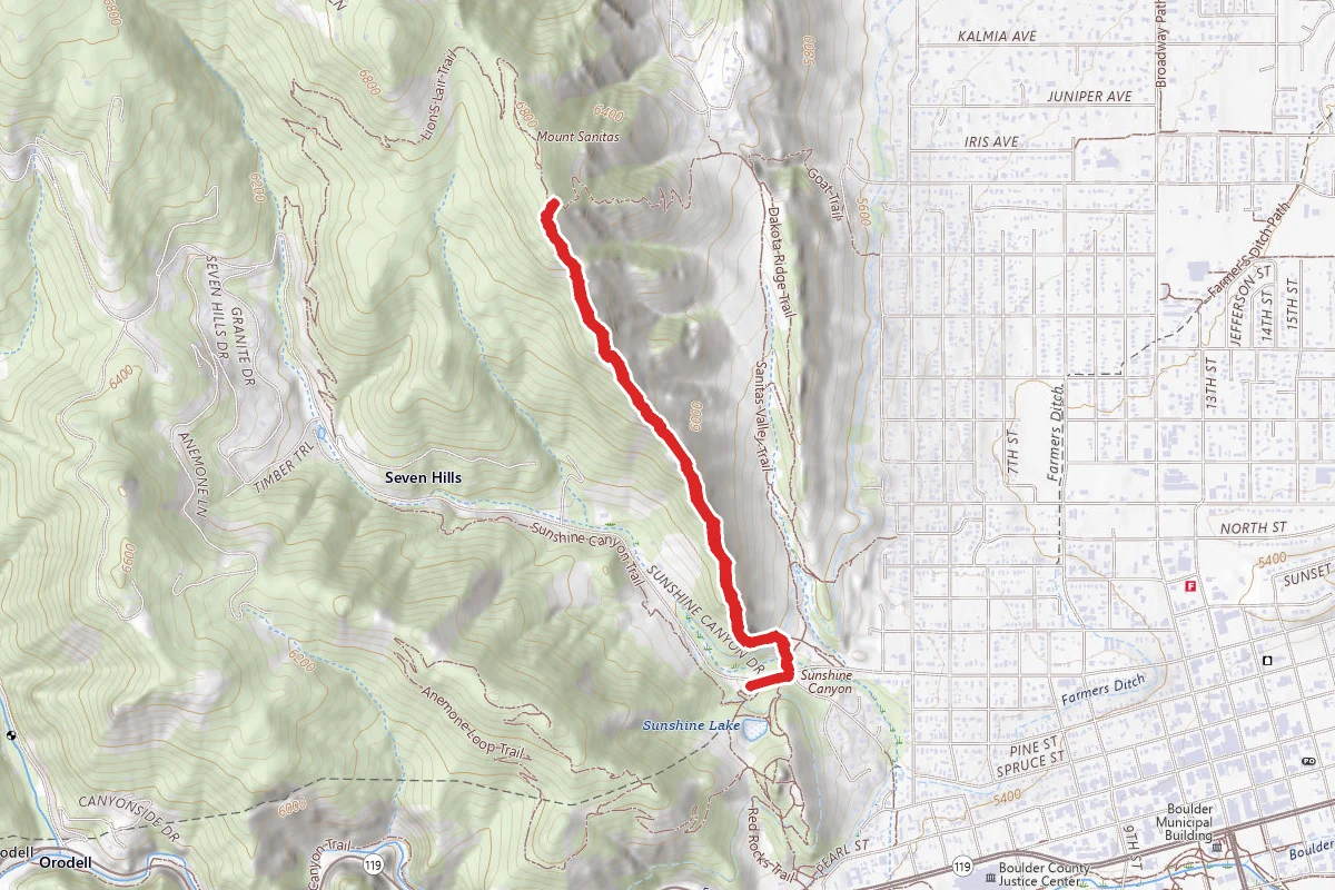 Mount Sanitas Peak Trail