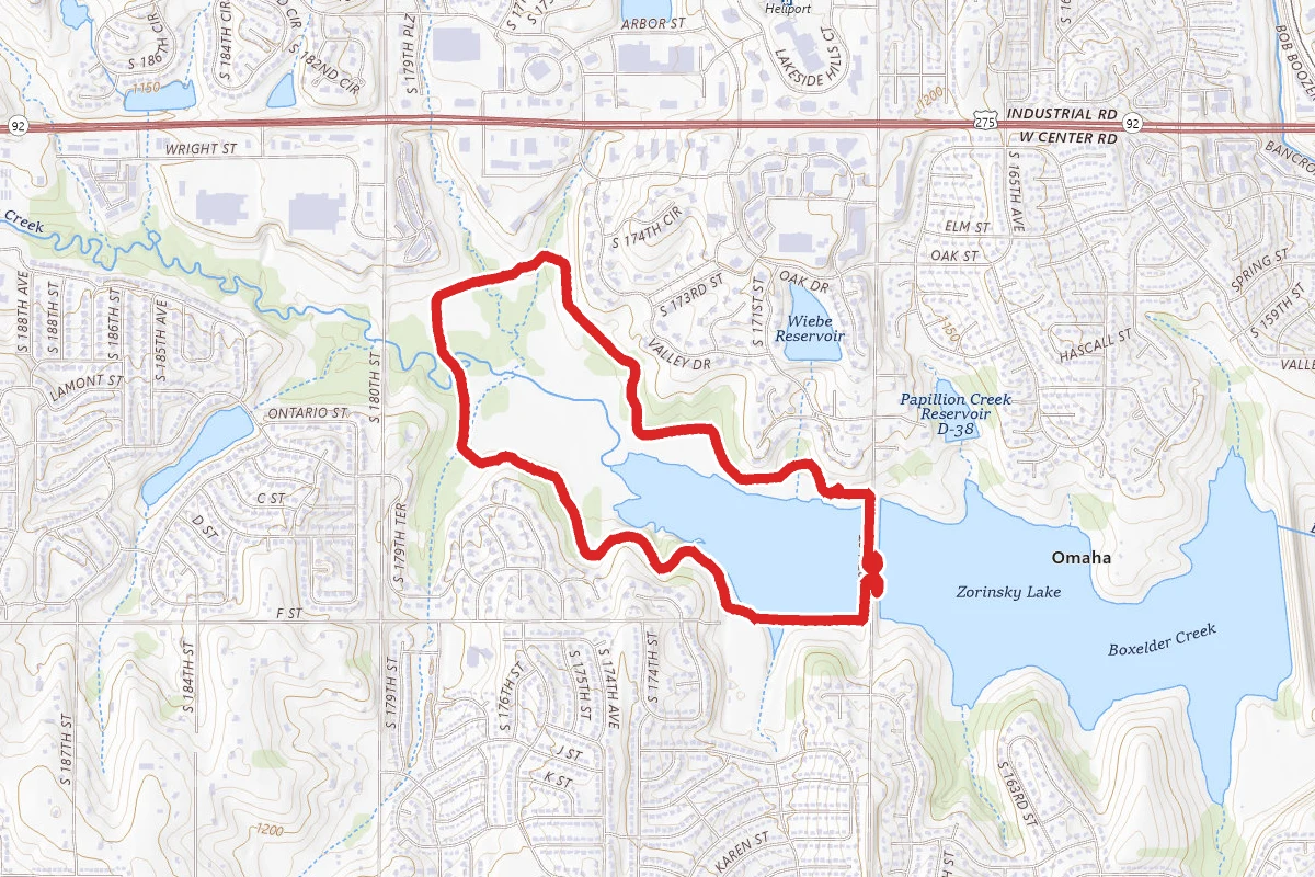 Zorinsky Lake West Trail