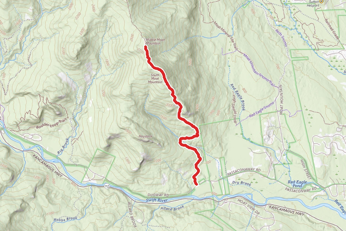 South and Middle Moat Mountain