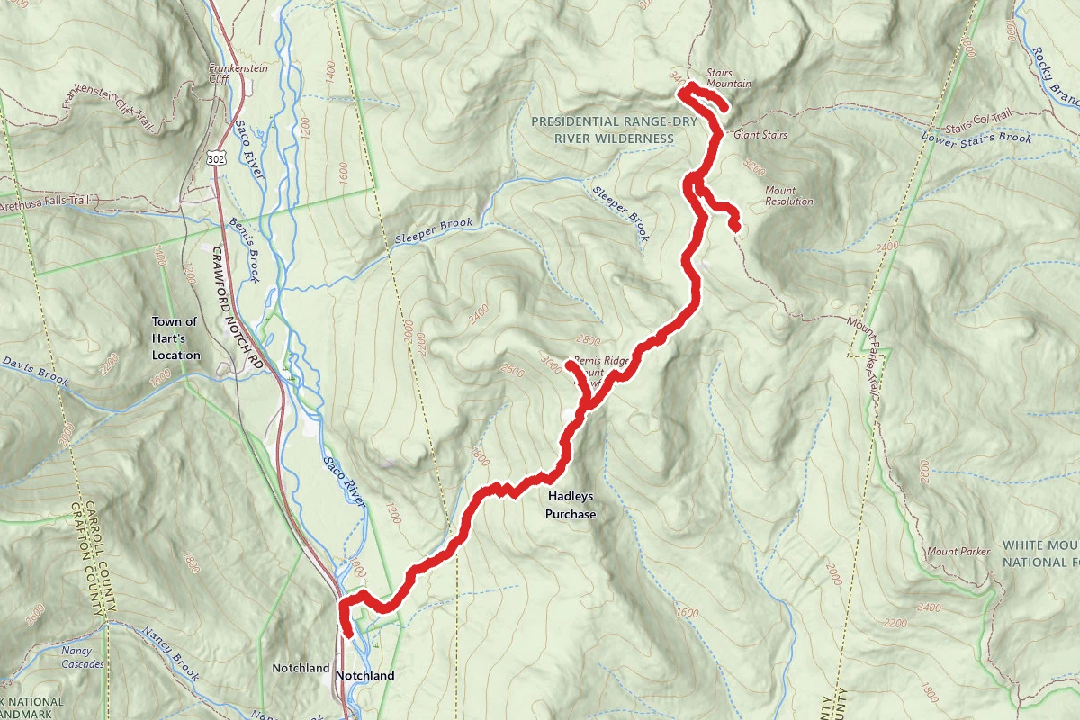 Mount Crawford, Stairs Mountain and Mount Resolution