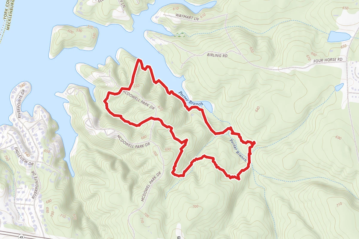 Shady Hollow and Pine Hollow Trail