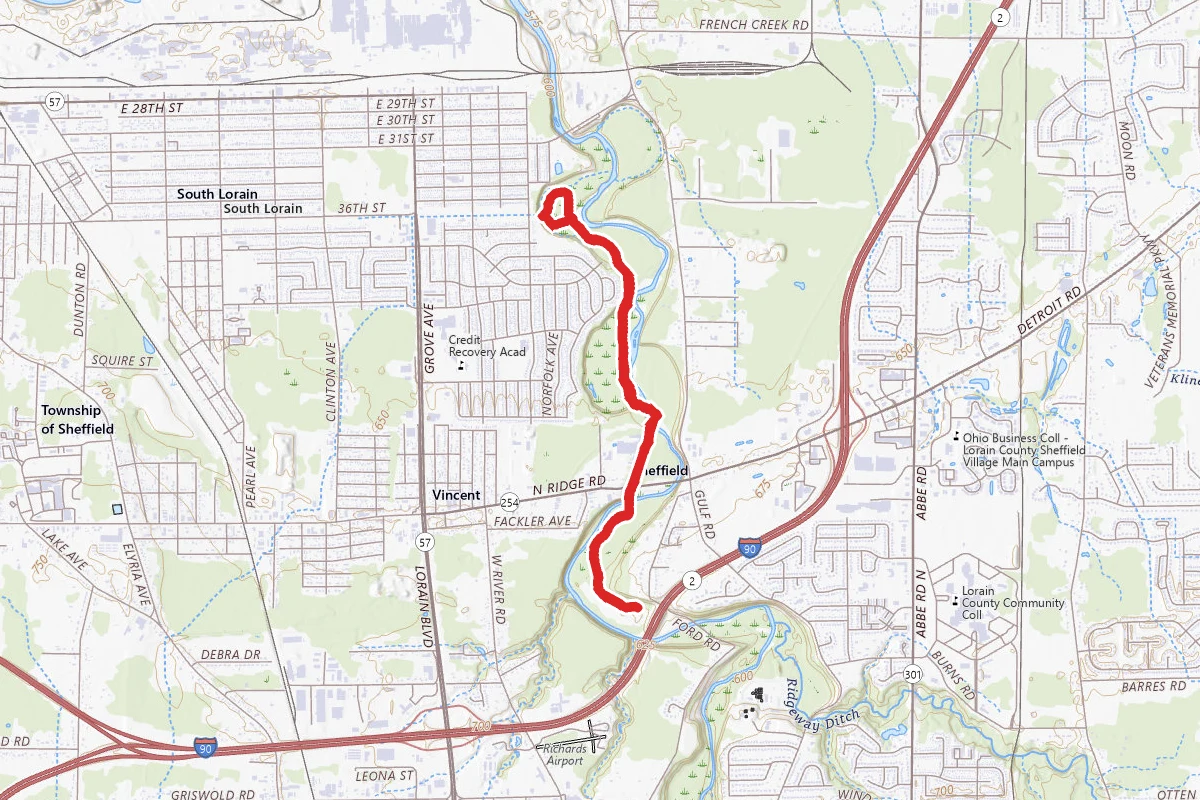Bridgeway Trail and Waterfall Trail