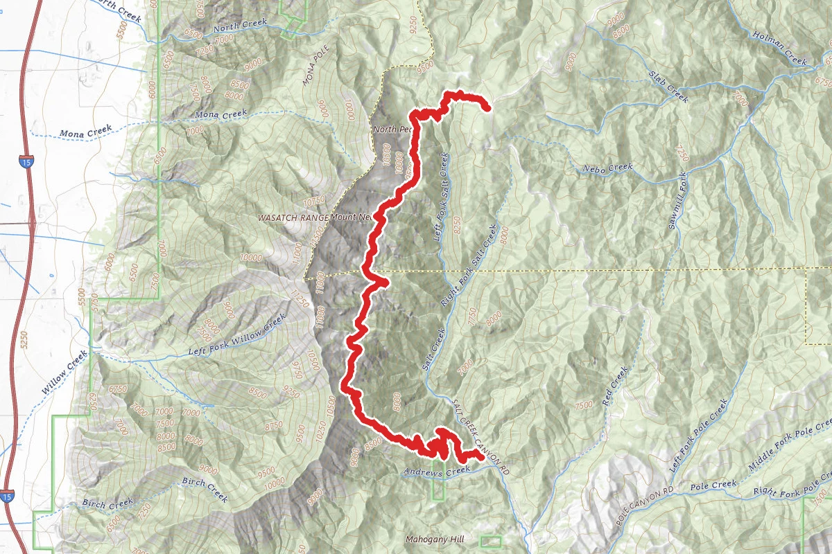 Nebo Bench Trail