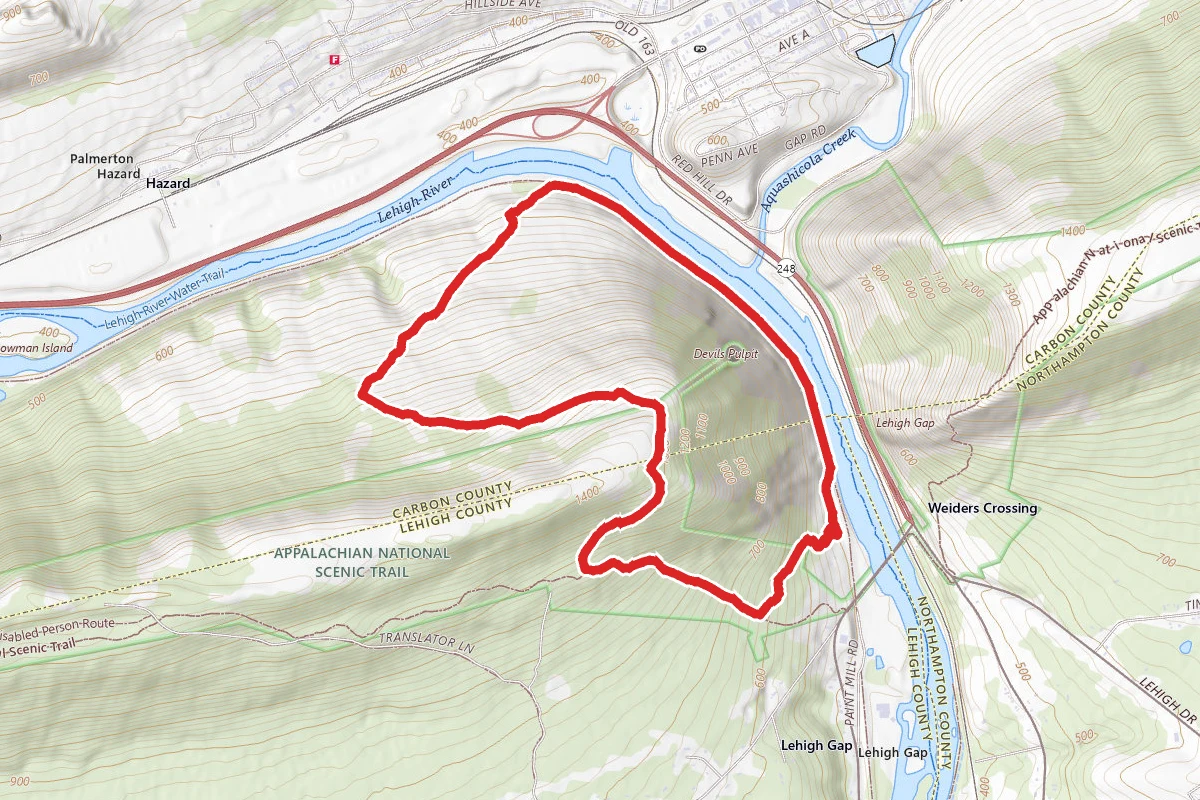 Charcoal Trail to D&L Trail Loop