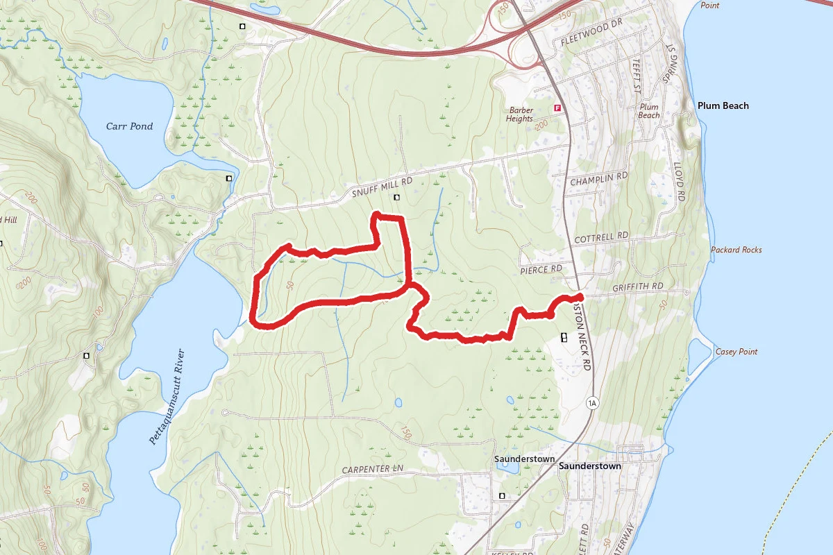 Stoney Brook Loop Trail via Julia's Trail