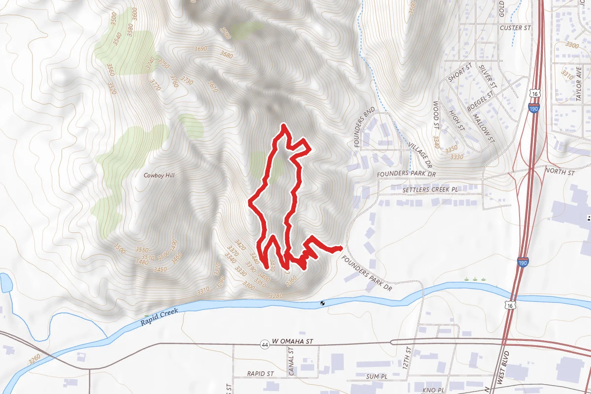 Black Hills North Area Campgrounds Loop Trail