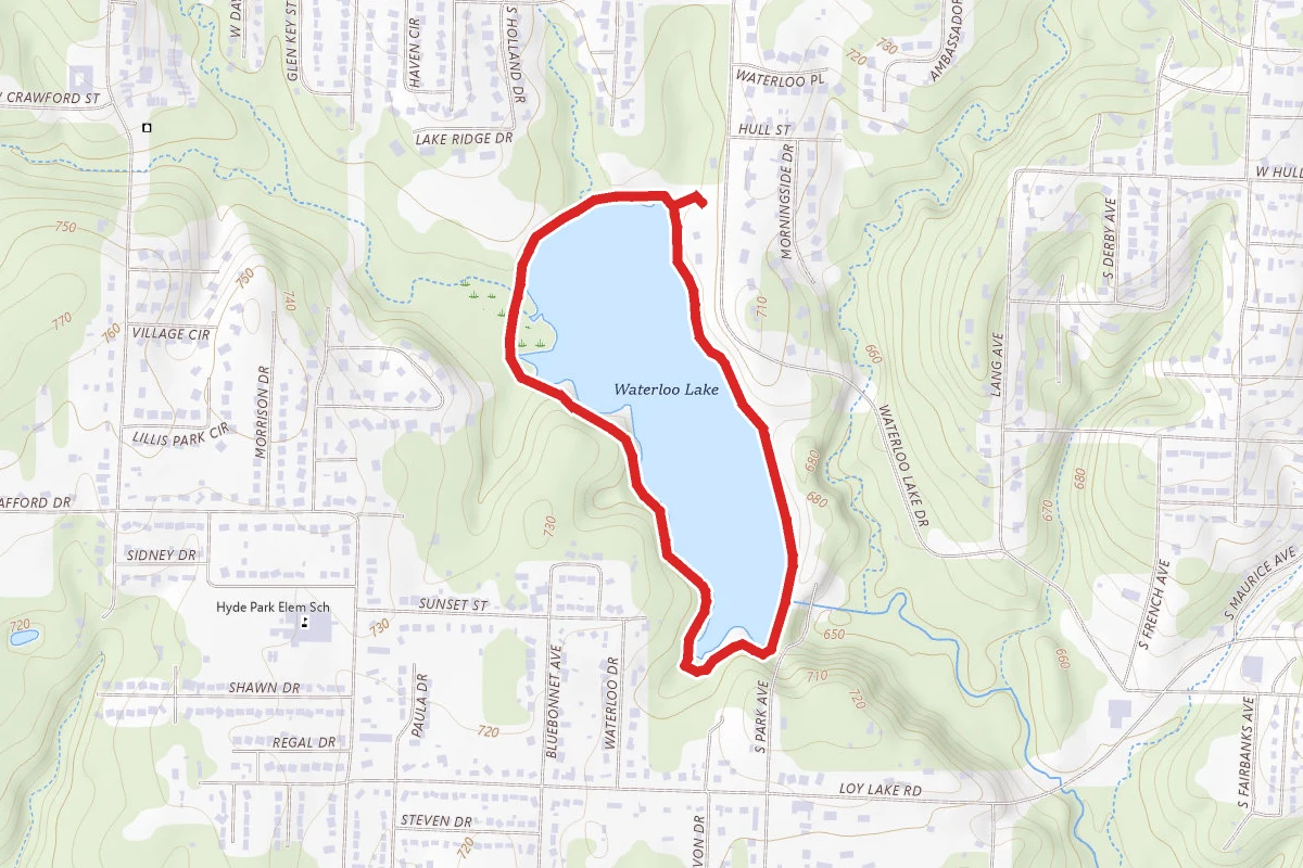 Waterloo Lake Trail