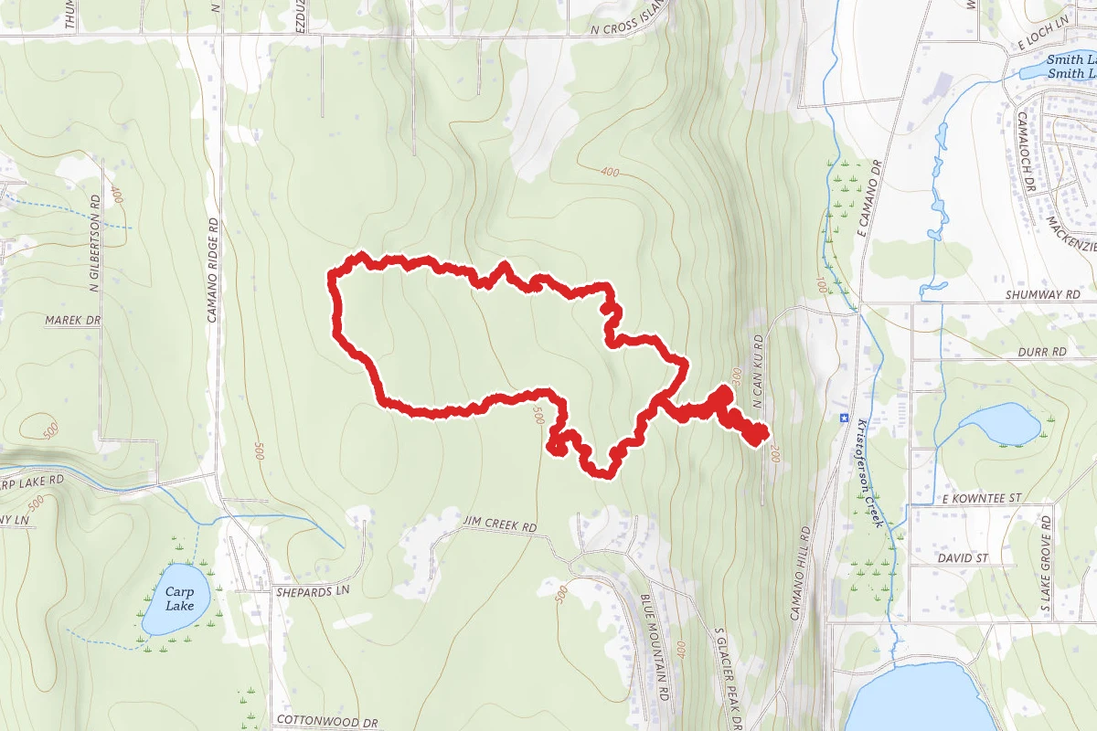 Camino Ridge Forest Preserve Loop