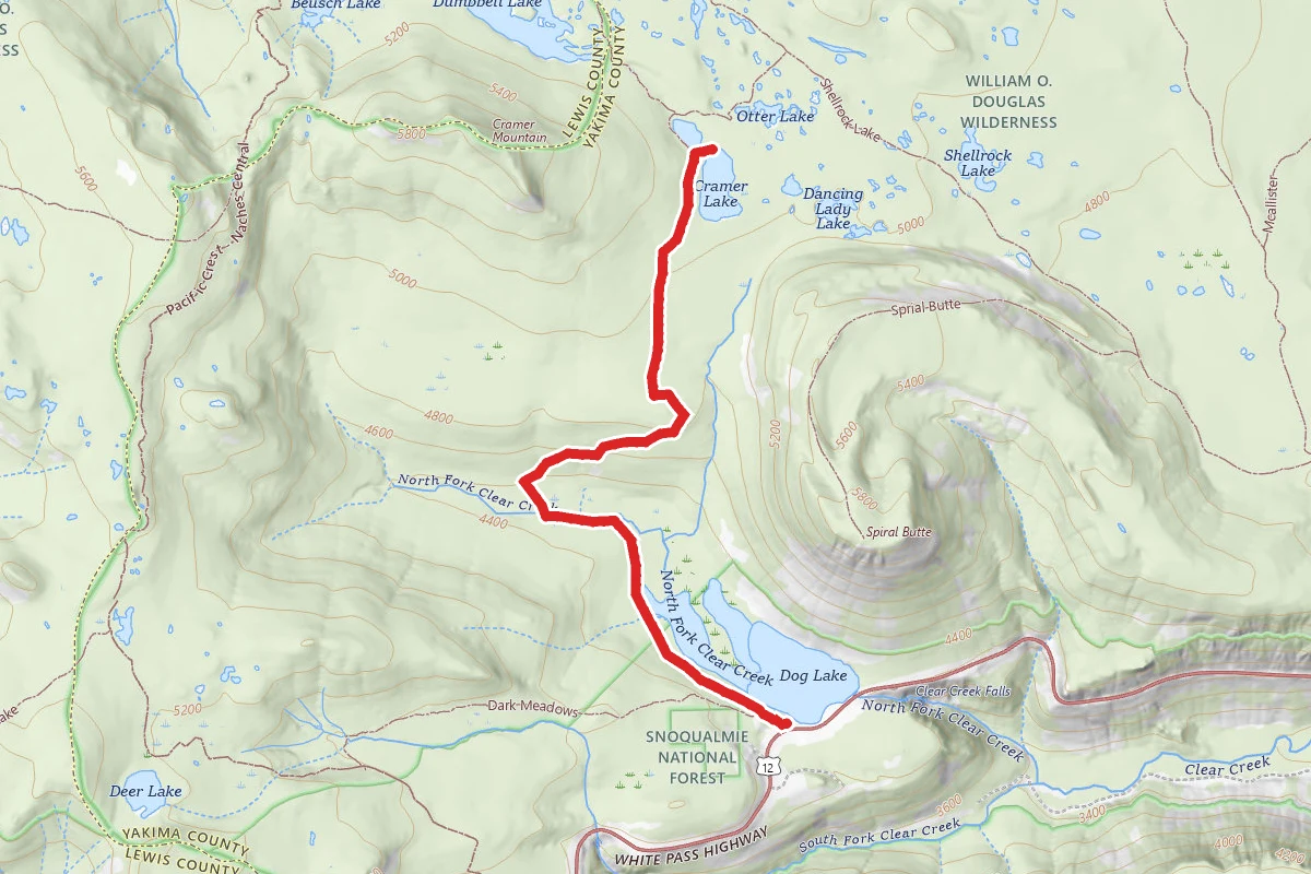 Dog Lake to Cramer Lake Trail