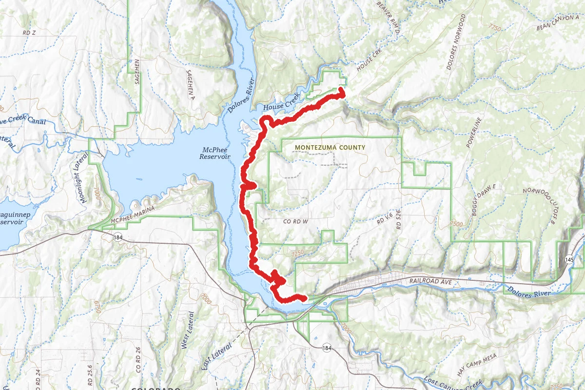 Mcphee Overlook Trail