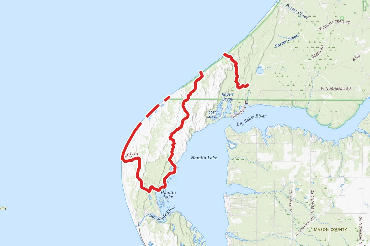 Nordhouse Dunes Extended Backpacking Loop