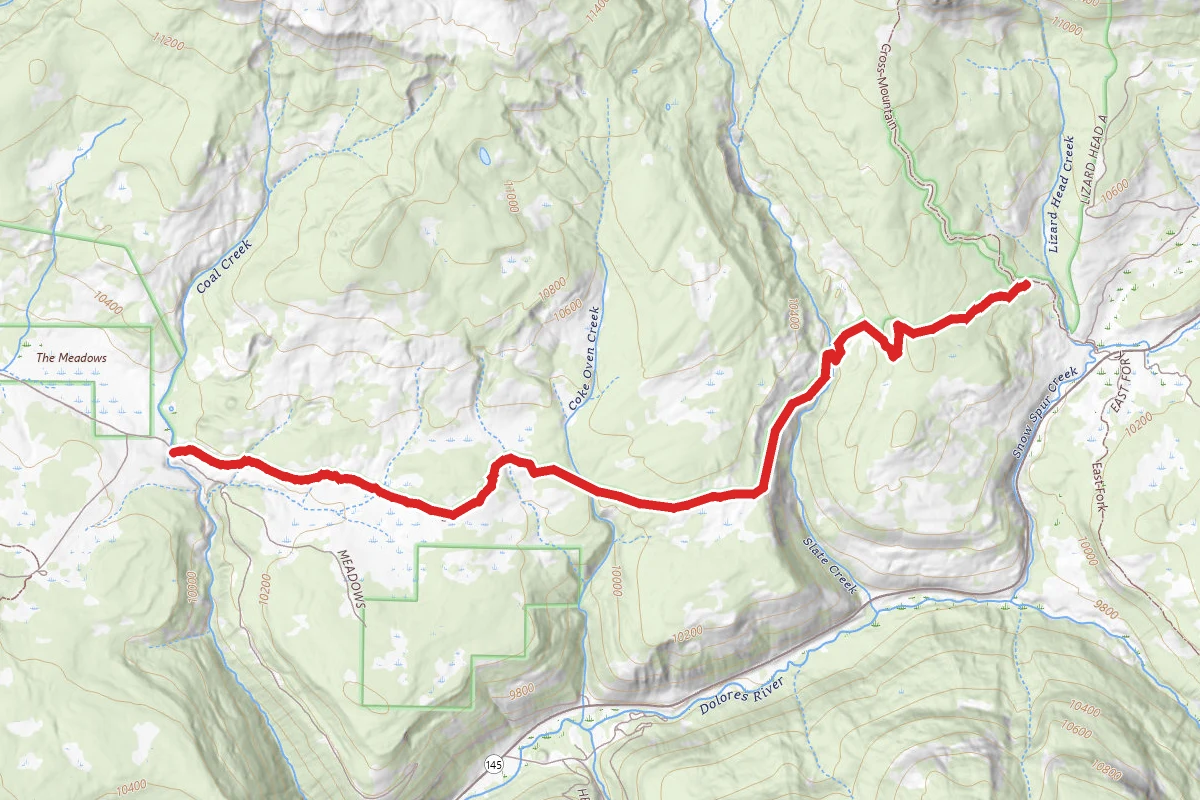 Groundhog Stock Drive Trail