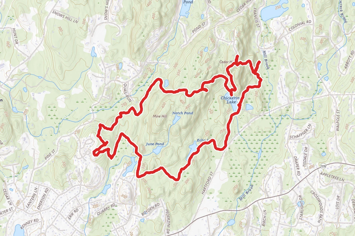 Rocky Woods Mega Loop