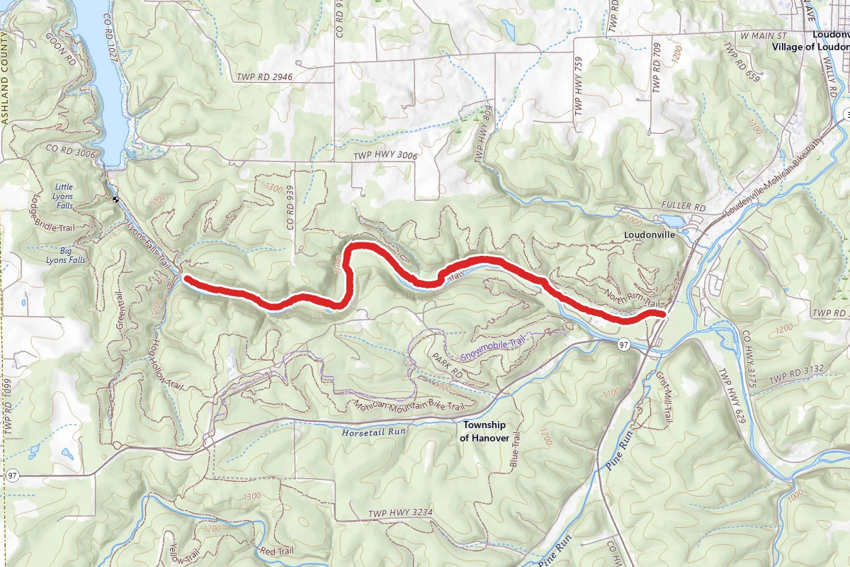 Hemlock Gorge to Covered Bridge