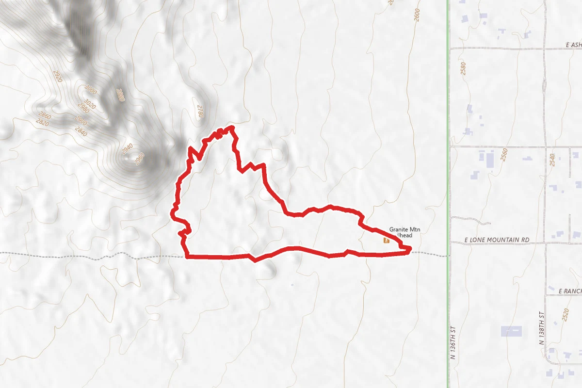 Bootlegger Trail to Powerline Road Loop