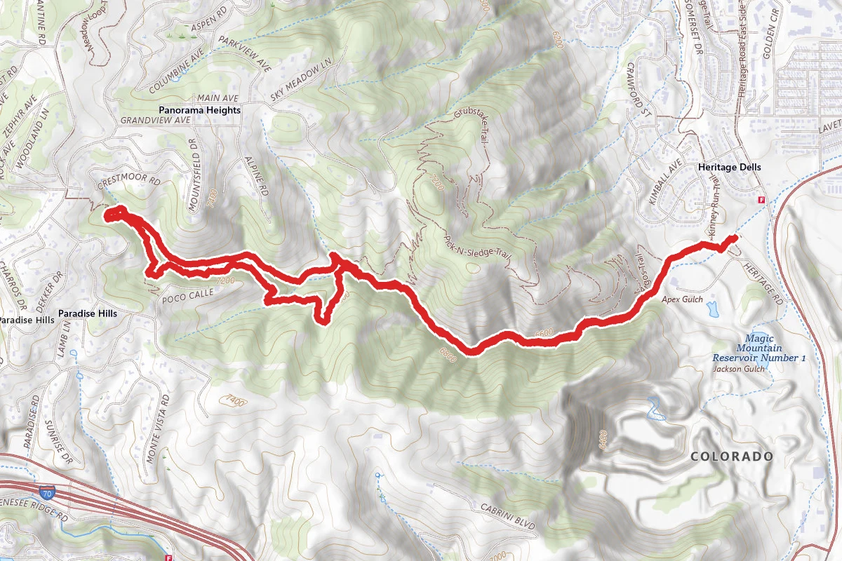 Apex and Enchanted Forest Trail Loop