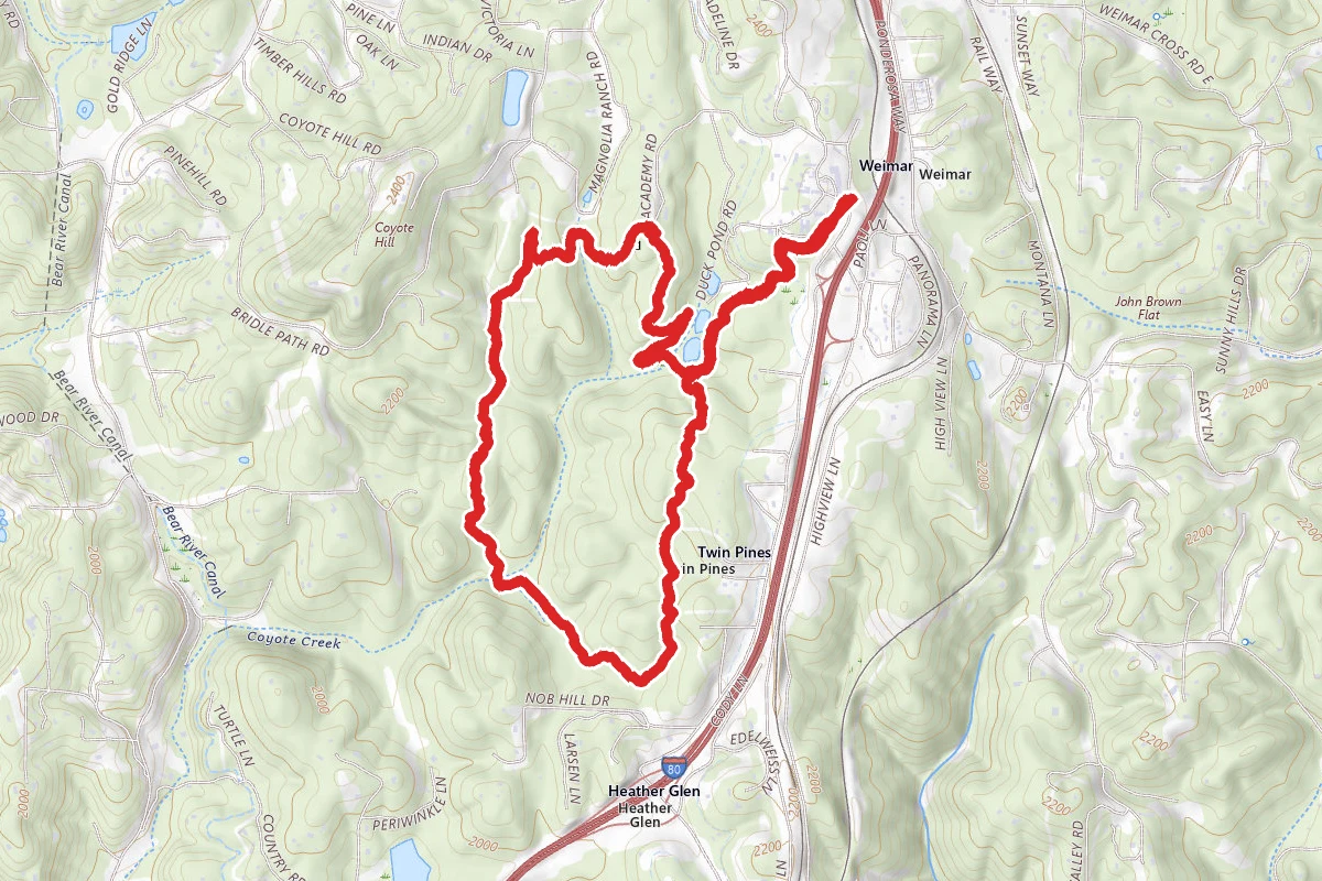 Owl's Roost, Frontier and Manzanita Loop