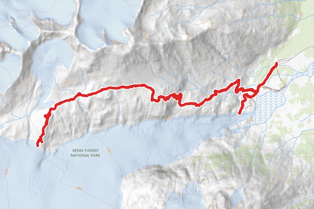 Harding Ice Field Trail