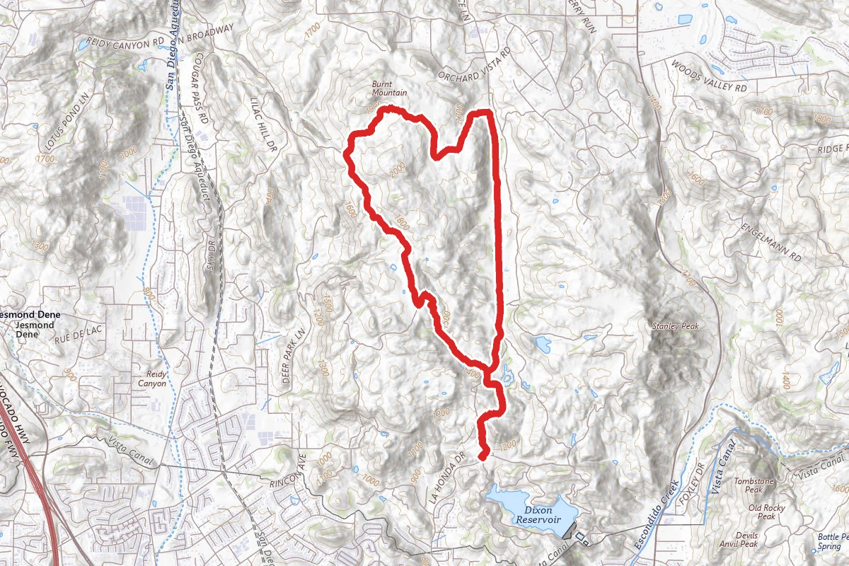 Boulder Loop, Cougar Ridge, Engelmann Oak, Hidden Spring and Jack Creek Meadow Loop