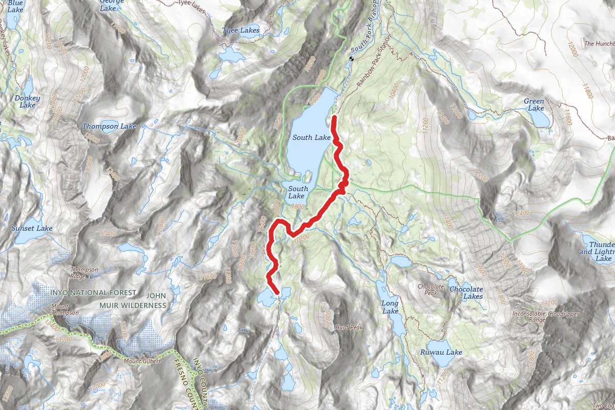 Treasure Lakes Trail