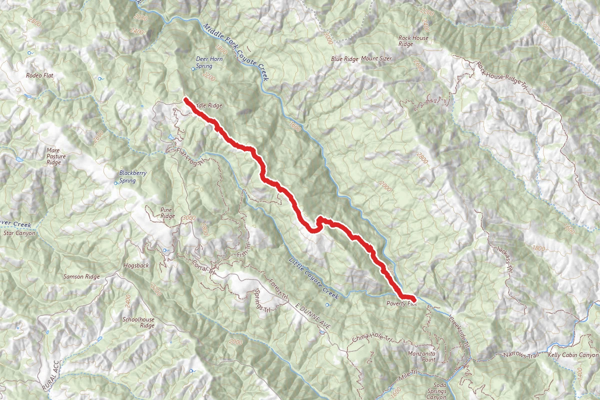 Middle Ridge Trail