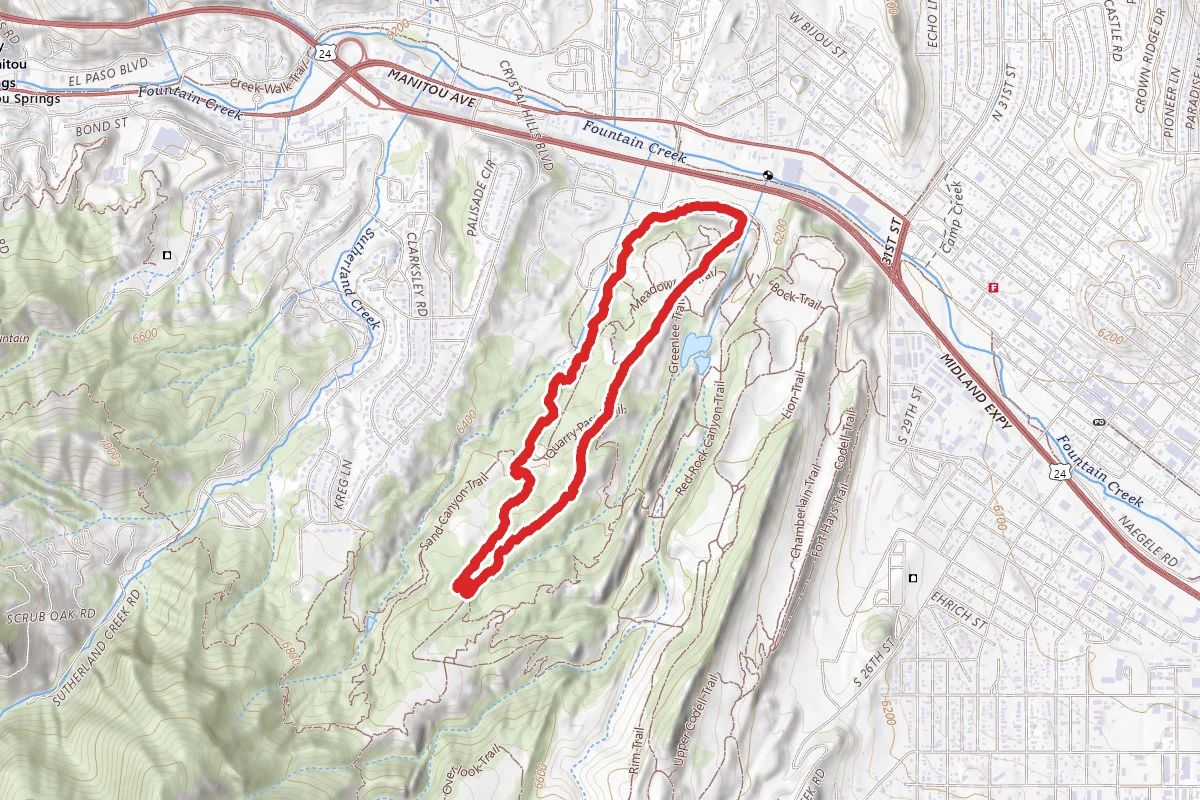 Contemplative Trail, Roundup Trail, Mesa Trail Loop