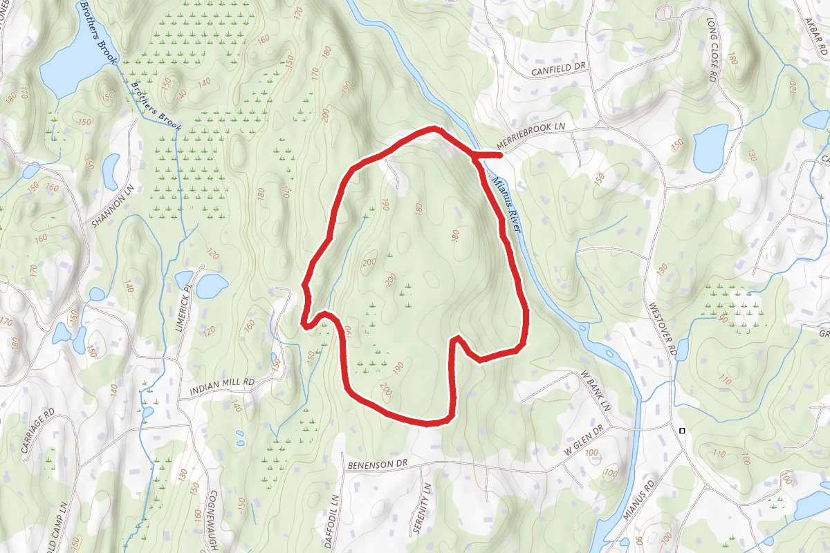 Riverwalk Trail to Indian Mill Trail Loop