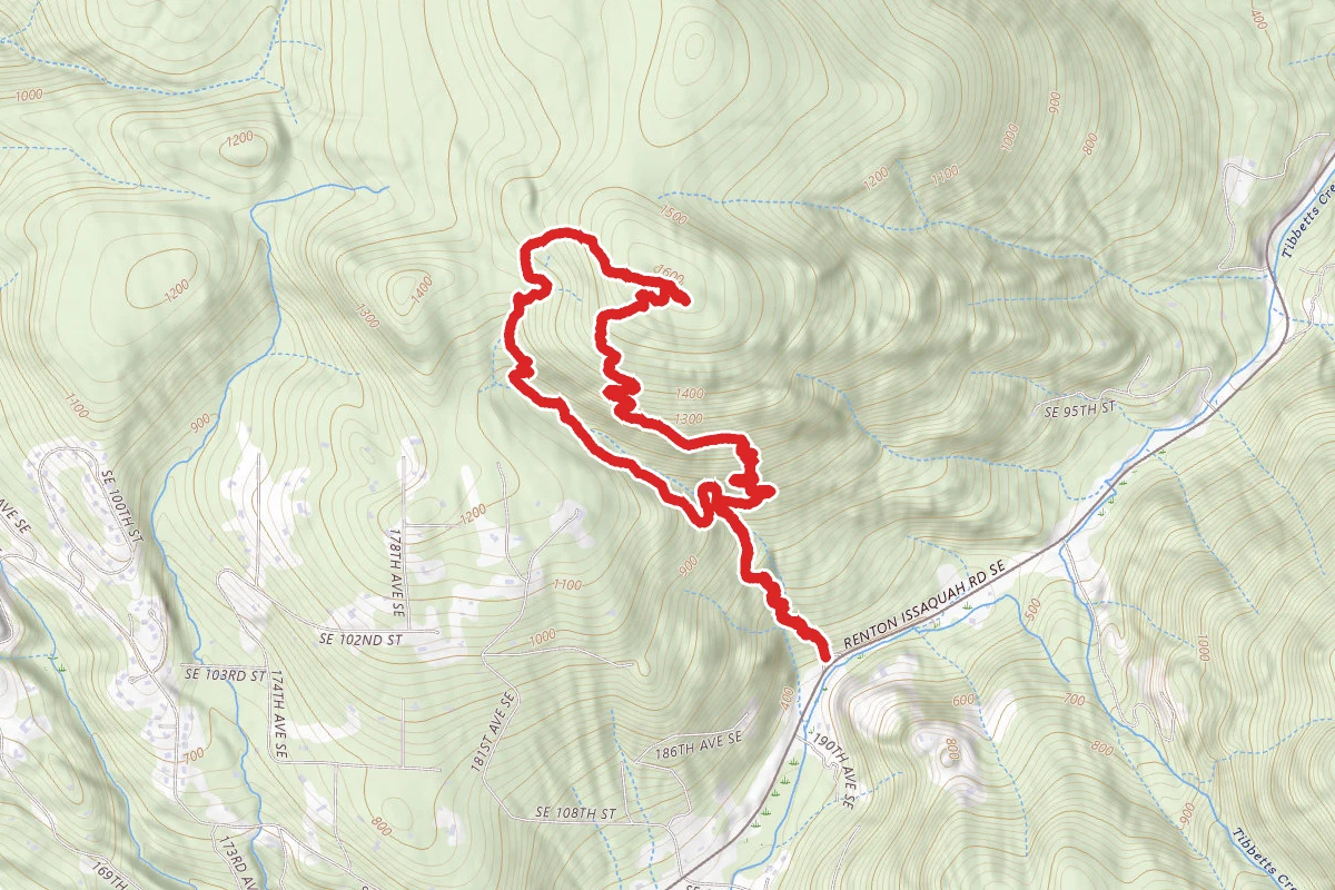 Whittaker Wilderness Peak Trail