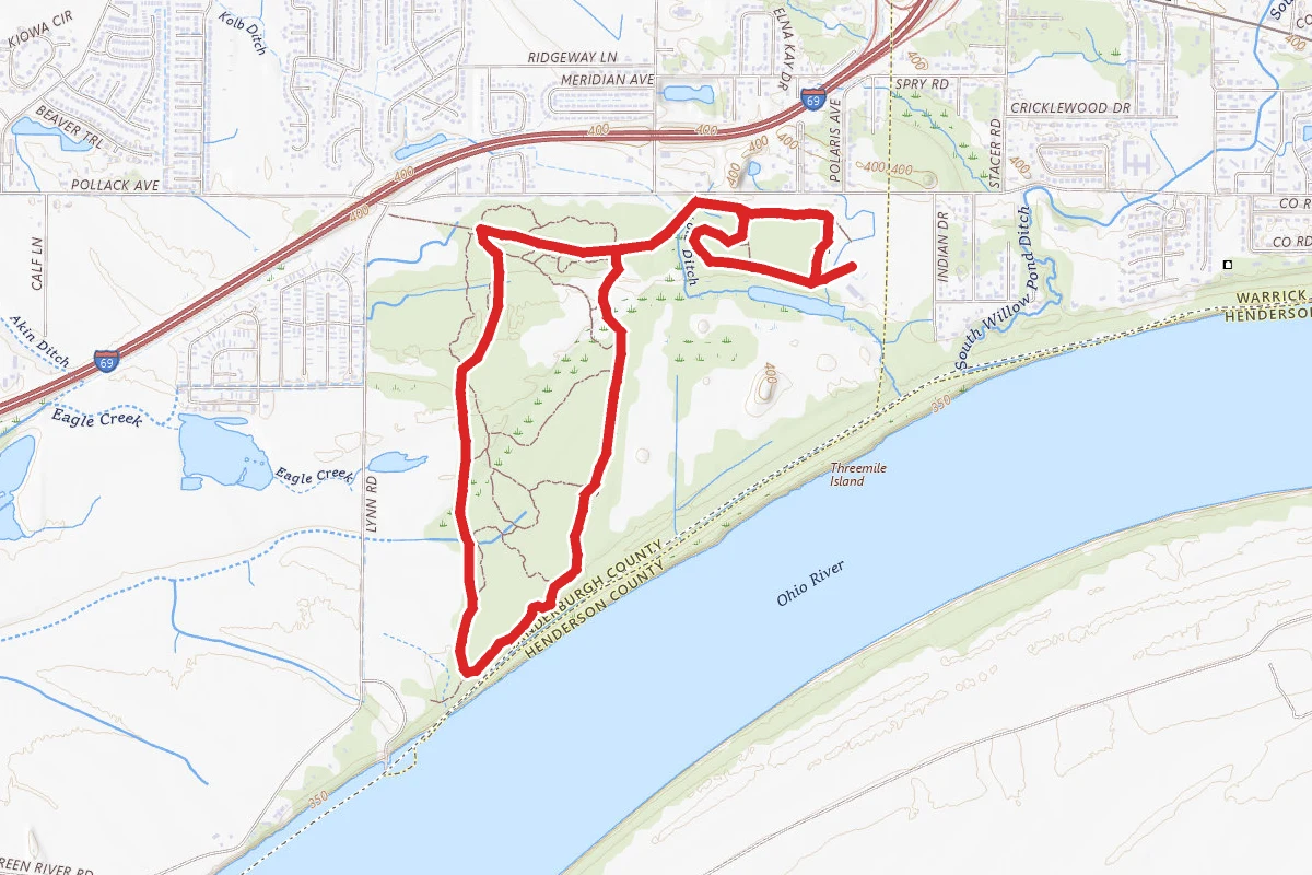 Martin, Levee, Outer and River Loop