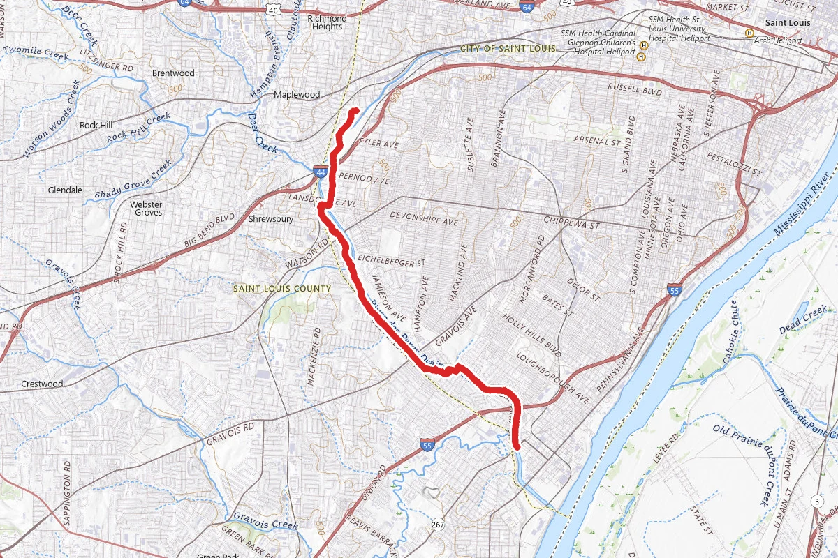 River Des Peres Greenway Trail