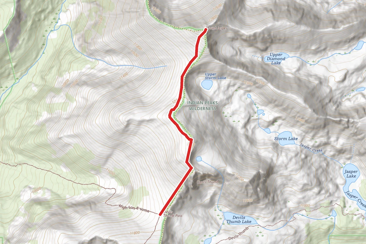 Mount Jasper South Route