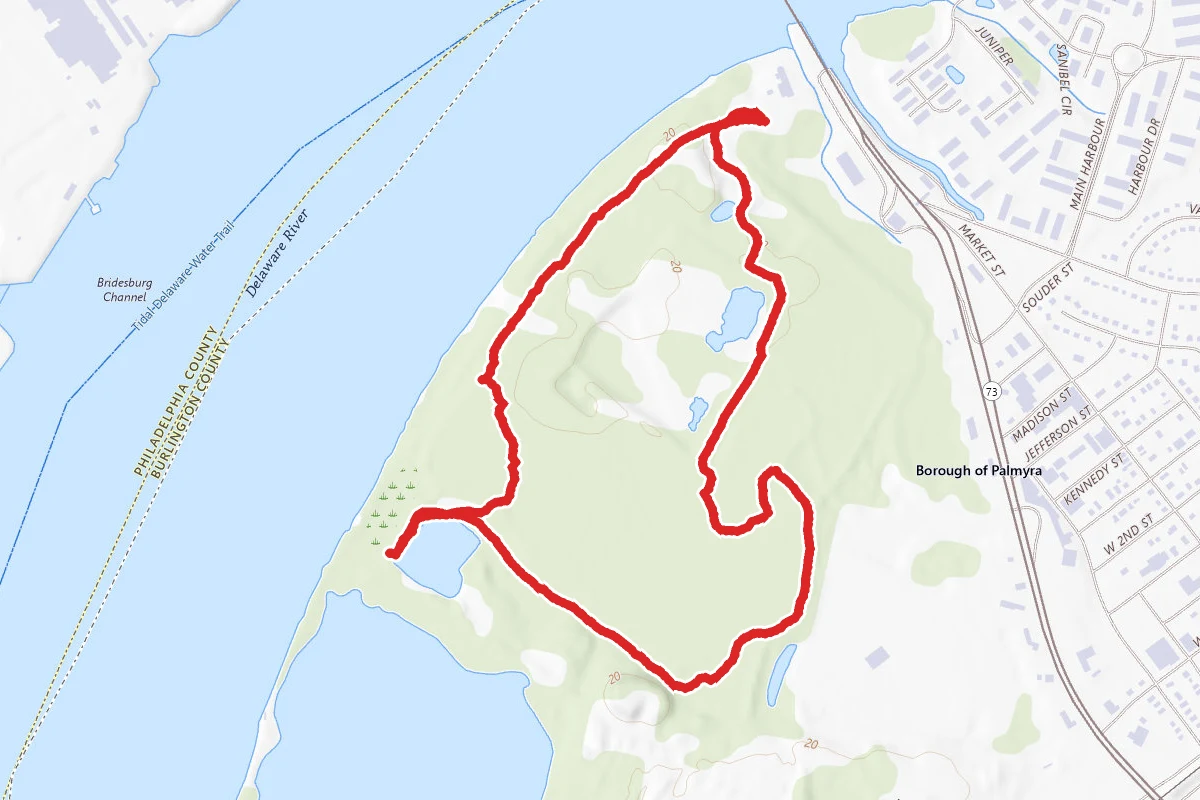 Palmyra Cove Nature Park Loop
