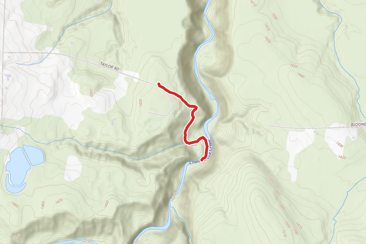 Skinny Dip Falls Trail