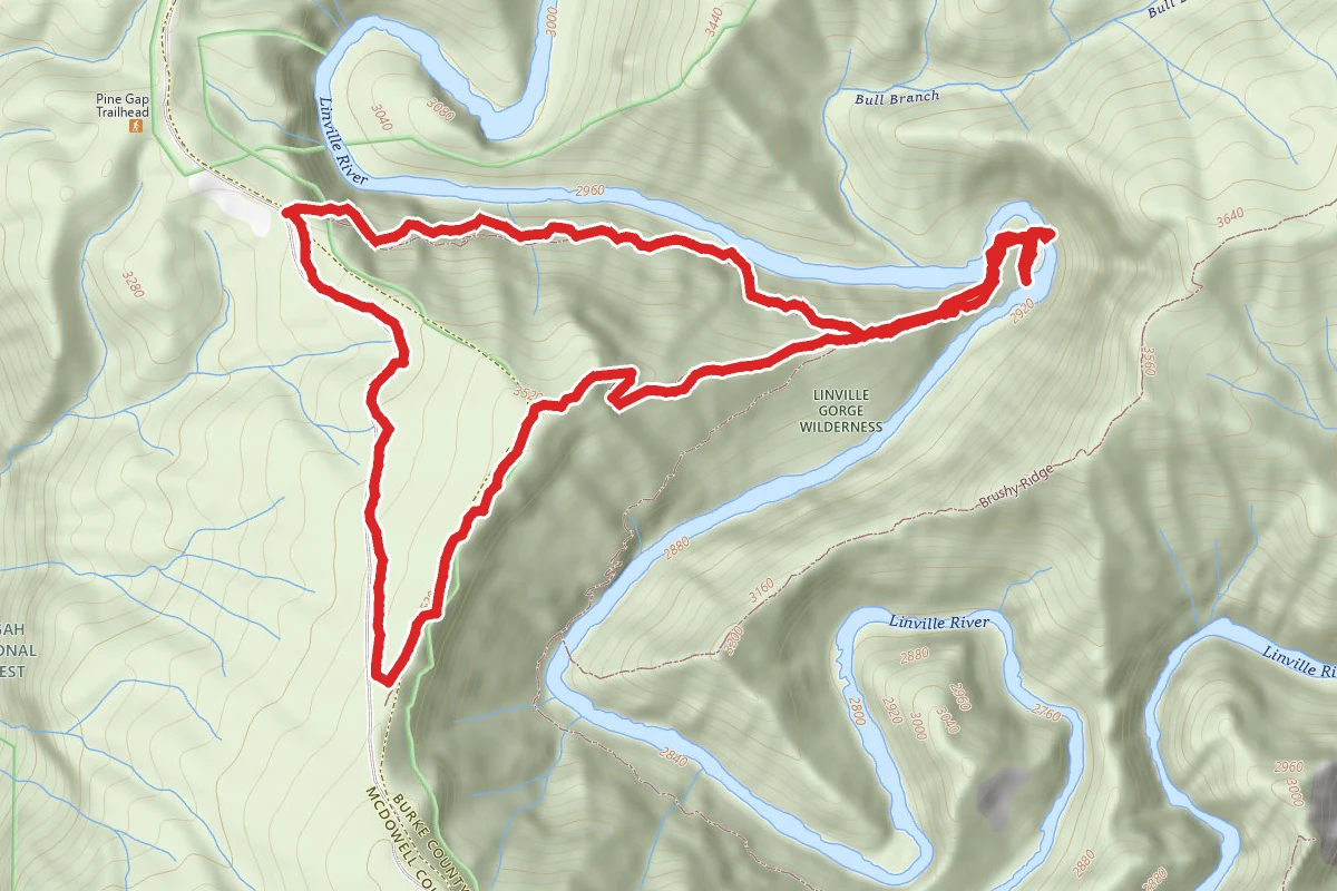 Pine Gap and Bynum Bluff Trail