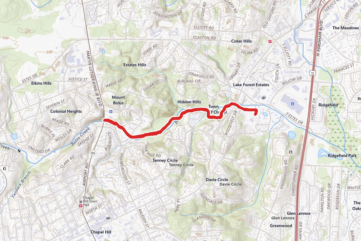 Bolin Creek Trail