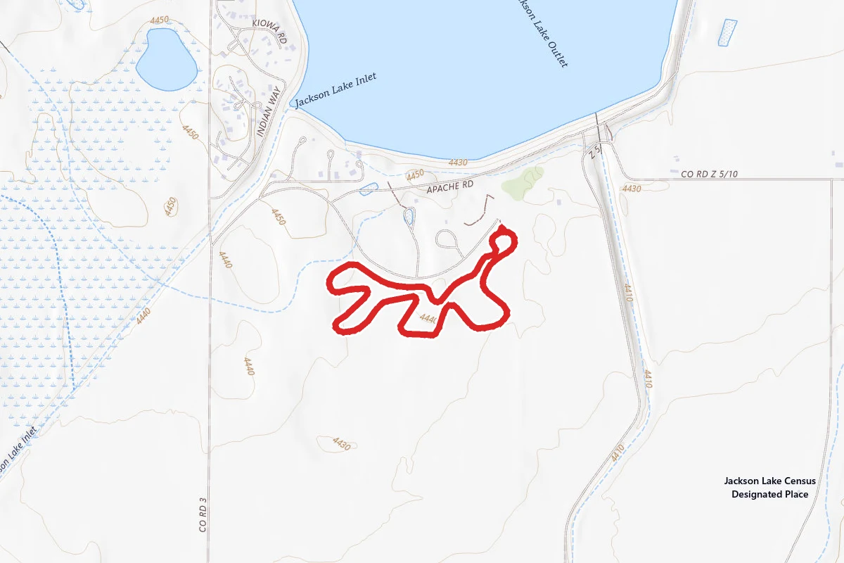 OHV Track on South Shore Trail