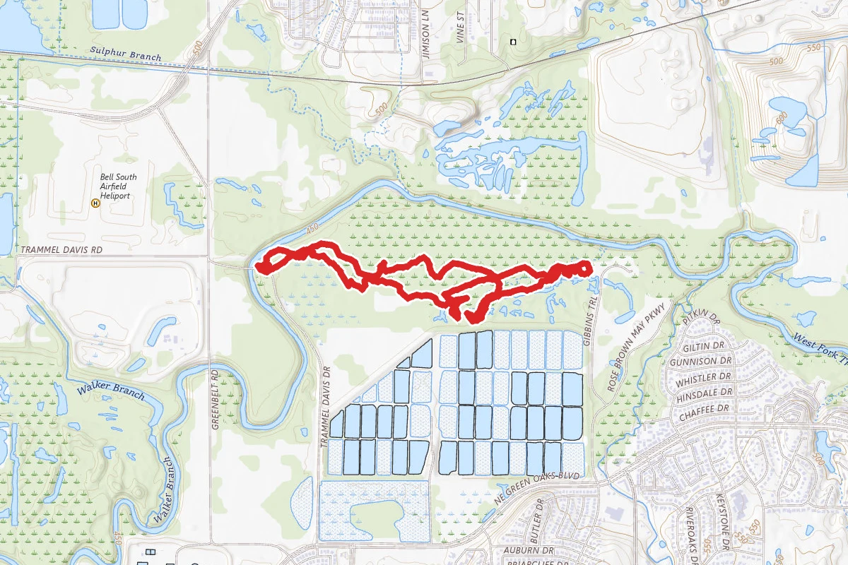 West Loop to Trammel Davis Road