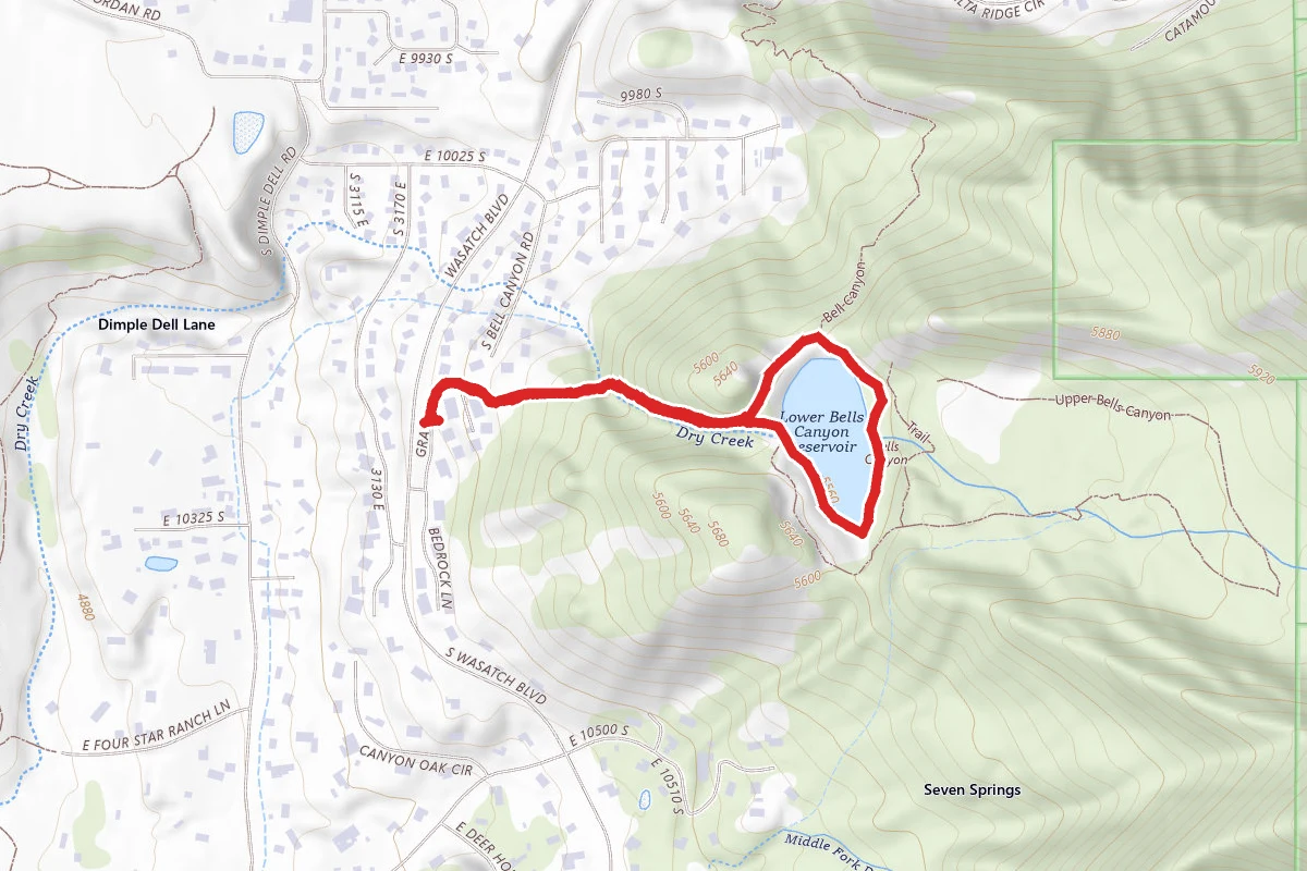Lower Bells Canyon Reservoir Loop