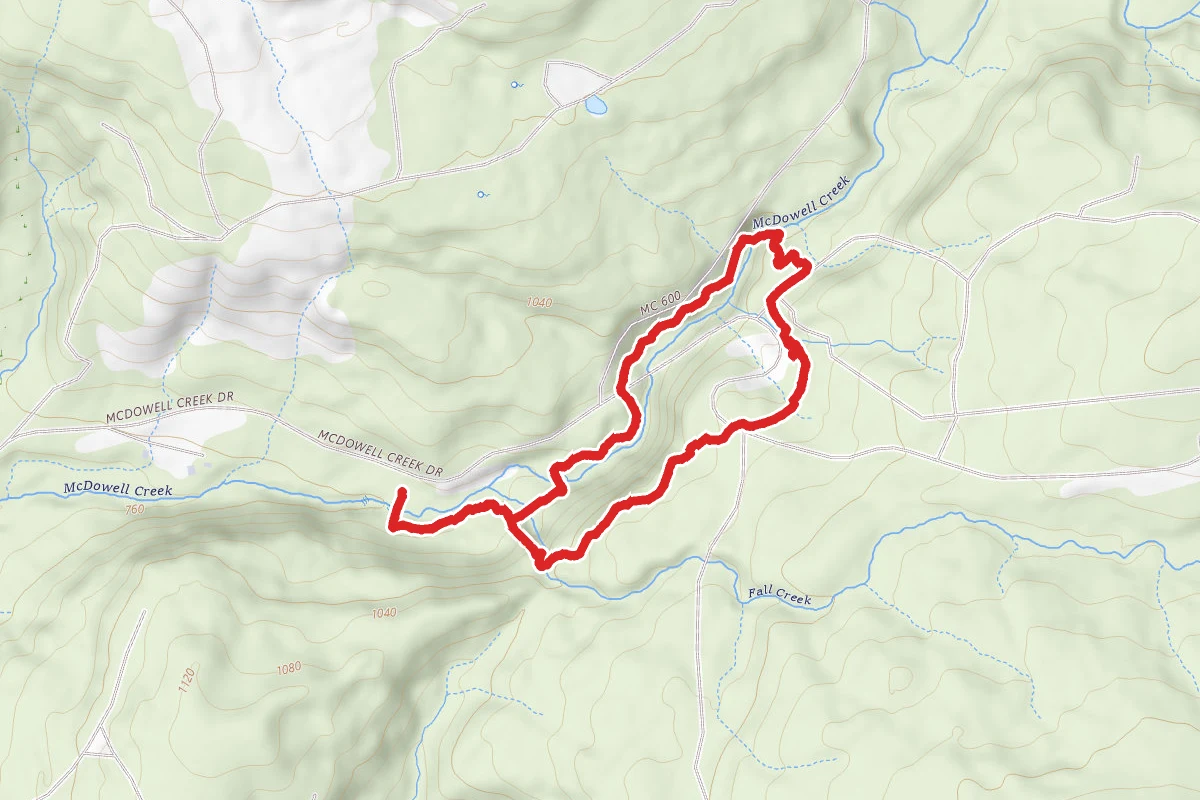 McDowell Creek Falls Trail