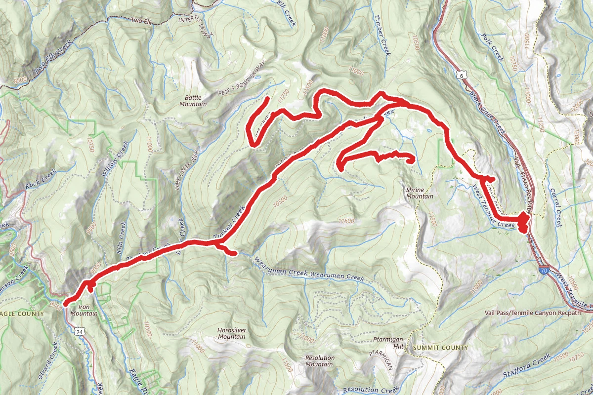 Shrine Pass Road