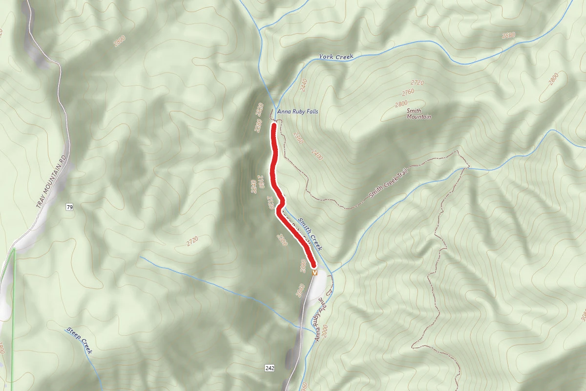 Anna Ruby Falls Trail