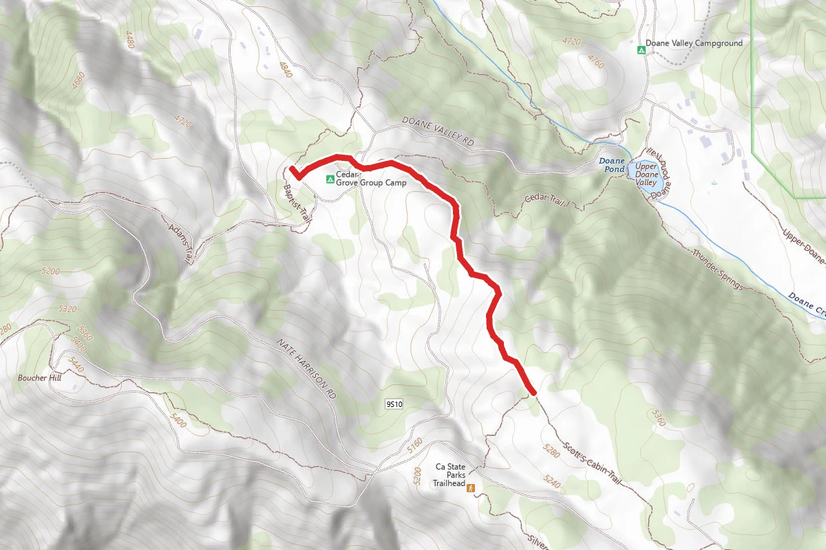 Scott's Cabin Trail