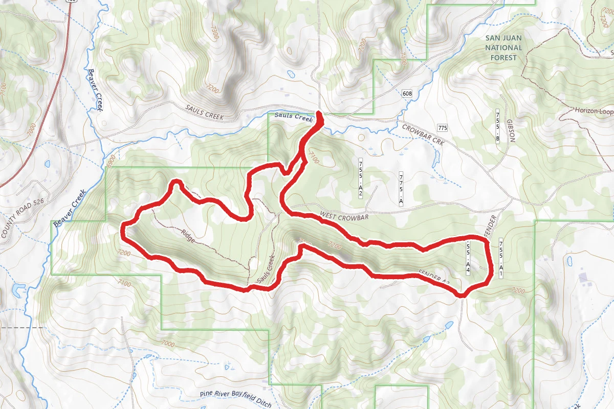Sauls Creek Trail